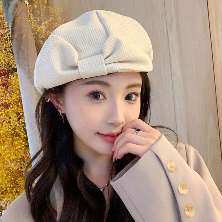 Sweet Bowknot Beret