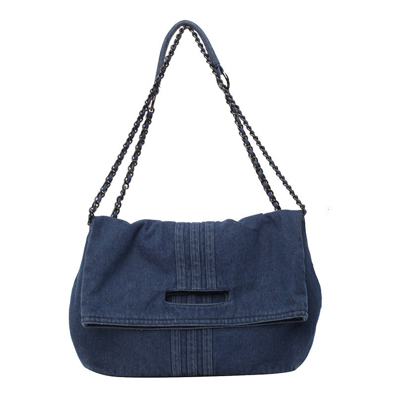 Denim Fashion Simple Shoulder Messenger Bag