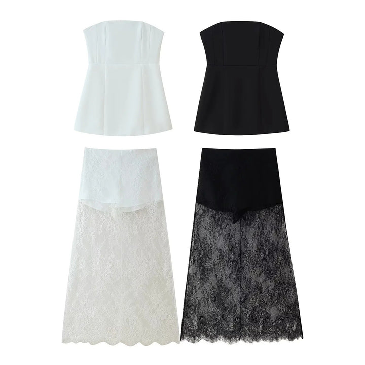 Chic Waist-Cinching Two-Piece Dress