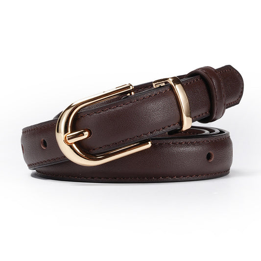 Pin Buckle Korean Style Belt