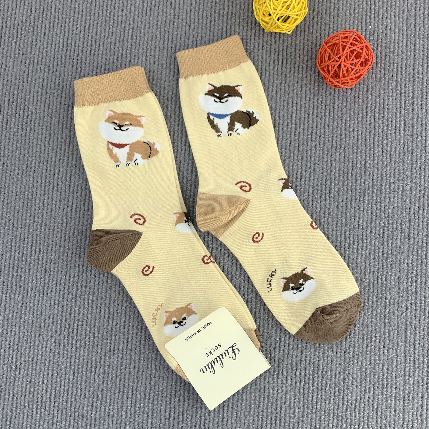 Cute Animal Pattern Women's Tube Socks