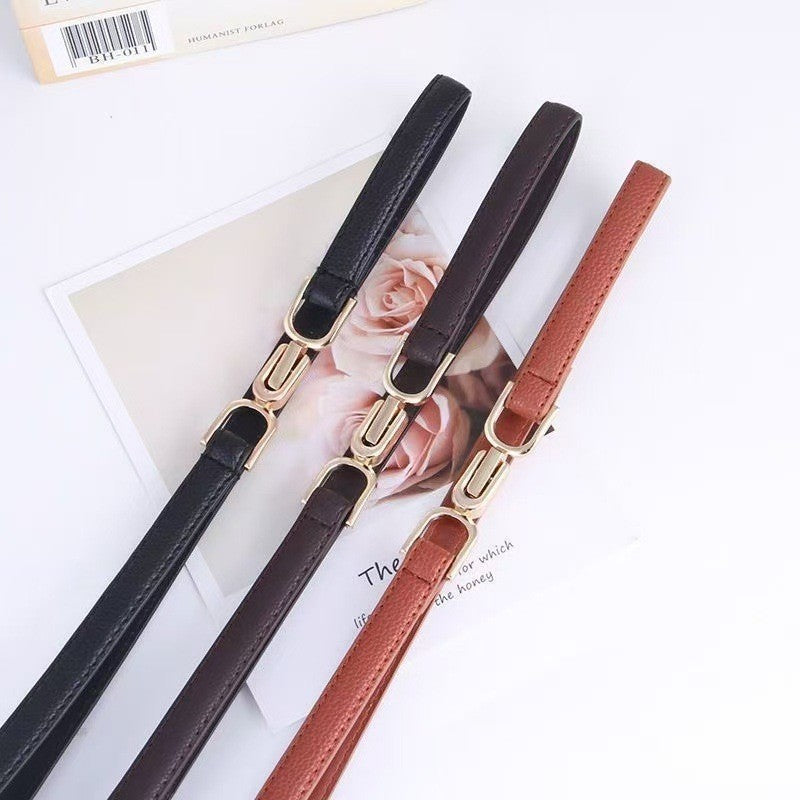Simple Style Waist Belt