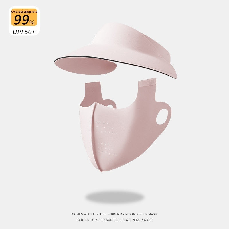 Air Top Sun Hat Women's UV Protection Summer Face Mask Face Mask
