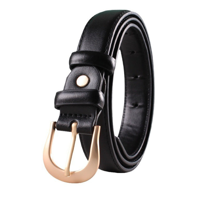 Women's Belt Brown Belt Casual Simple All-matching Jeans  Ornament Pant Belt