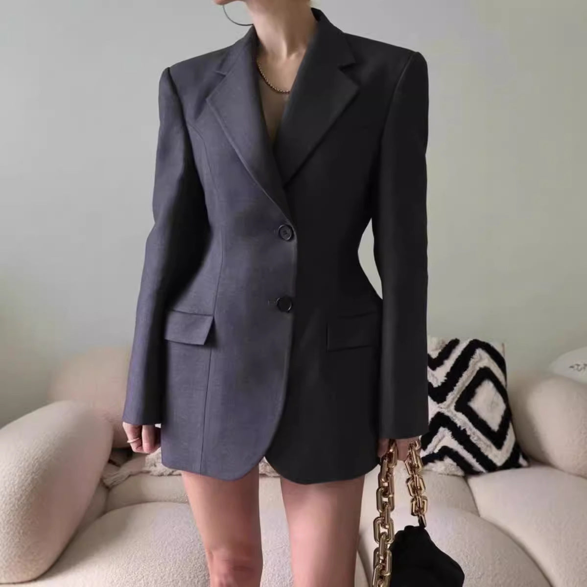 Hourglass Waist Suit Jacket