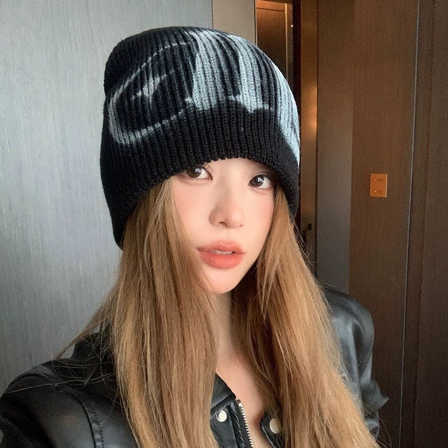 Street Style Letters Pile Heap Cap Beanie Hat Female Autumn And Winter Street