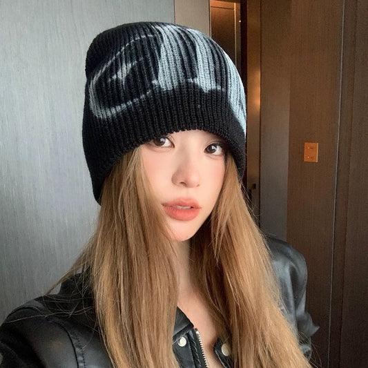 Street Style Letters Pile Heap Cap Beanie Hat Female Autumn And Winter Street