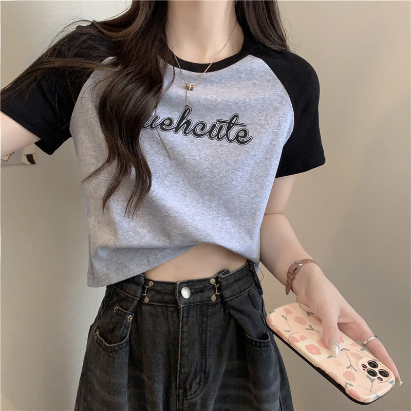 Women's Short-sleeved T-shirt Summer Slim Fit