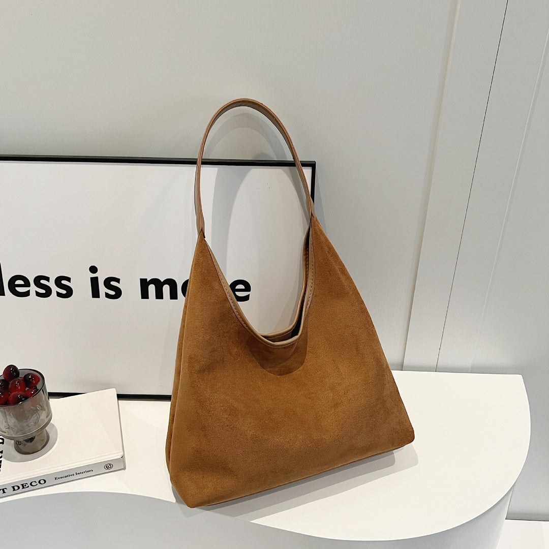 Autumn Winter Retro Niche Suede Western Style All-matching Shoulder Bag