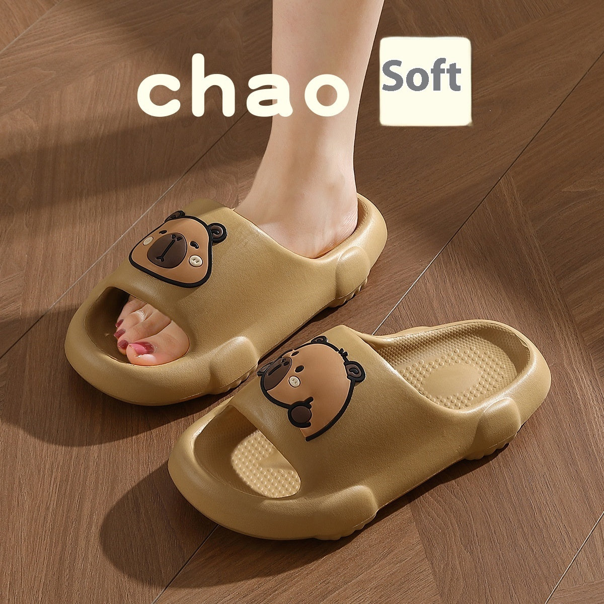 Women's Cartoon Slippers Indoor Non-slip Bathroom Slipper Fashion House Shoes