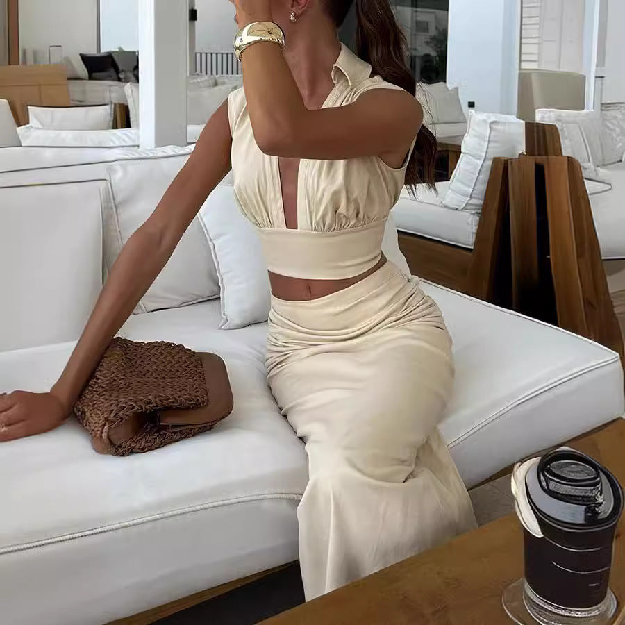 Chic A Line Two Piece Outfit