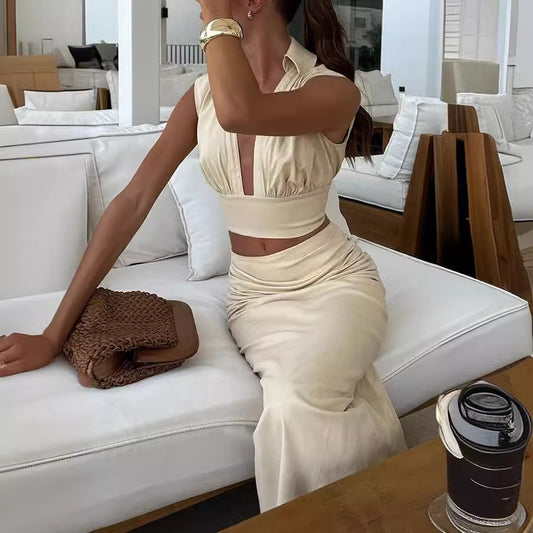 Chic A Line Two Piece Outfit