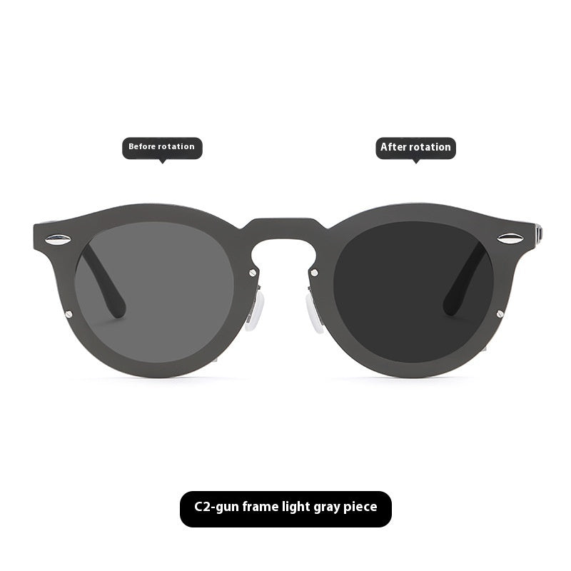 Rotating Adjustable Color Changing UV Resistant Sunglasses