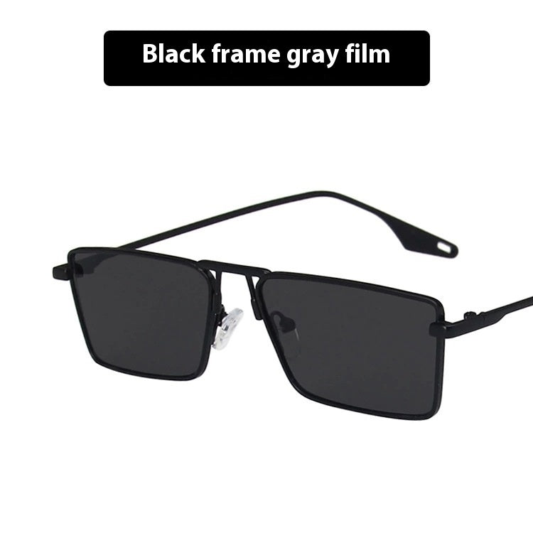 Women's Fashion Metal Frame Sunglasses Small Frame