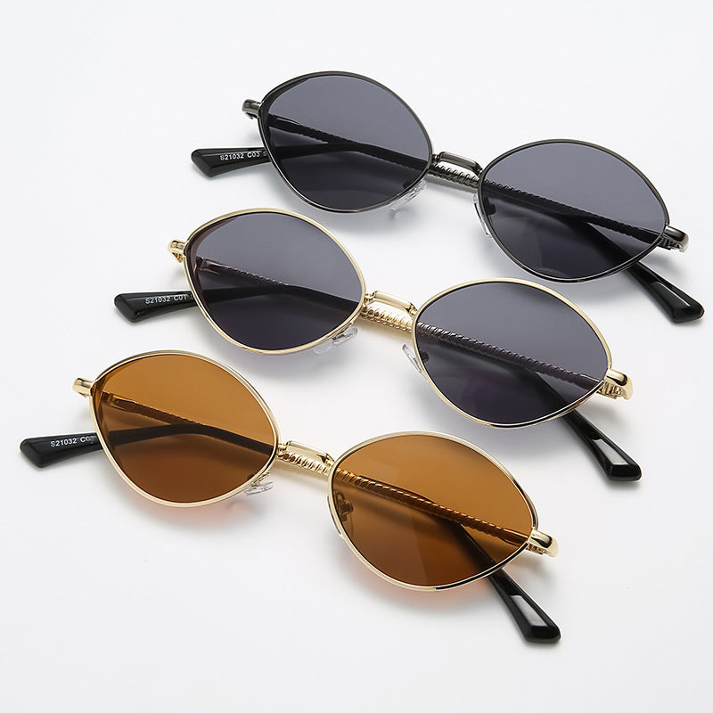 Diamond Accent Oval Sunglasses