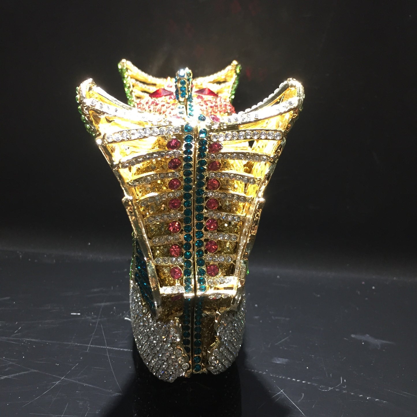 Swan Studded Diamond Dinner Bag