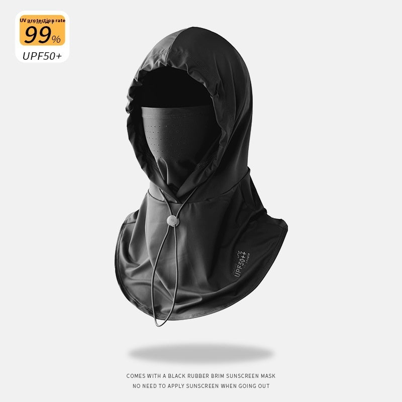 Cycling Sun Mask Hat Integrated Neck Protection For Women Summer