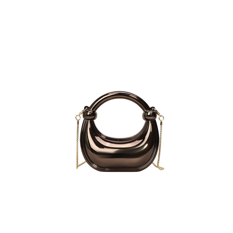Women's High-end Moon Banquet Wrist Bag