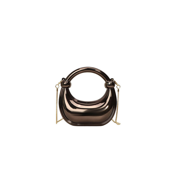 Women's High-end Moon Banquet Wrist Bag