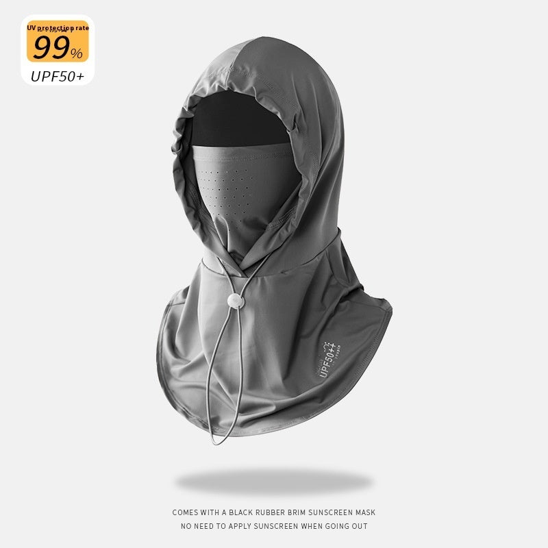 Cycling Sun Mask Hat Integrated Neck Protection For Women Summer