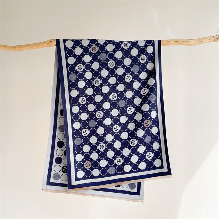 Thickened Warm Shawl Cashmere Winter Circle Scarf