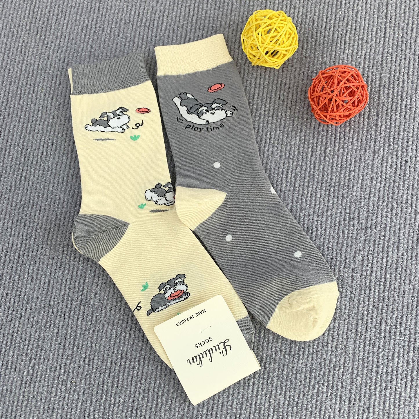 Cute Animal Pattern Women's Tube Socks