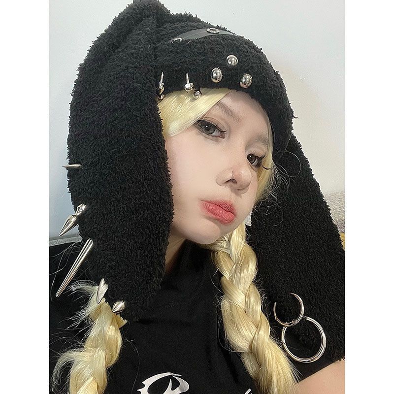 Women's Fashion Personalized Christmas Rabbit Ear Hat