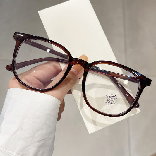 Korean Style Plain Transparent Frame Glasses