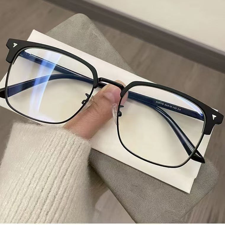 Korean Version HD Eye Protection Anti-Blue Ray Plain Glasses