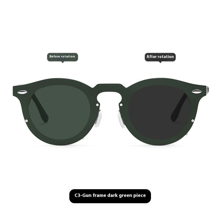 Rotating Adjustable Color Changing UV Resistant Sunglasses