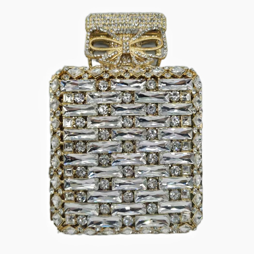 Chic Crystal Perfume Clutch