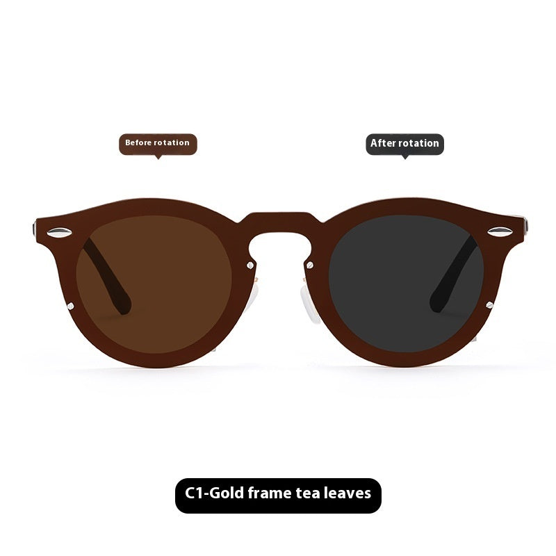 Rotating Adjustable Color Changing UV Resistant Sunglasses