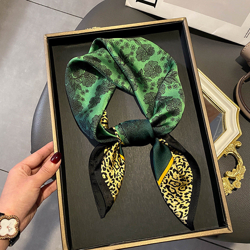 Stewardess Neck Protection Business Wear Matching Shirt Thin Scarf