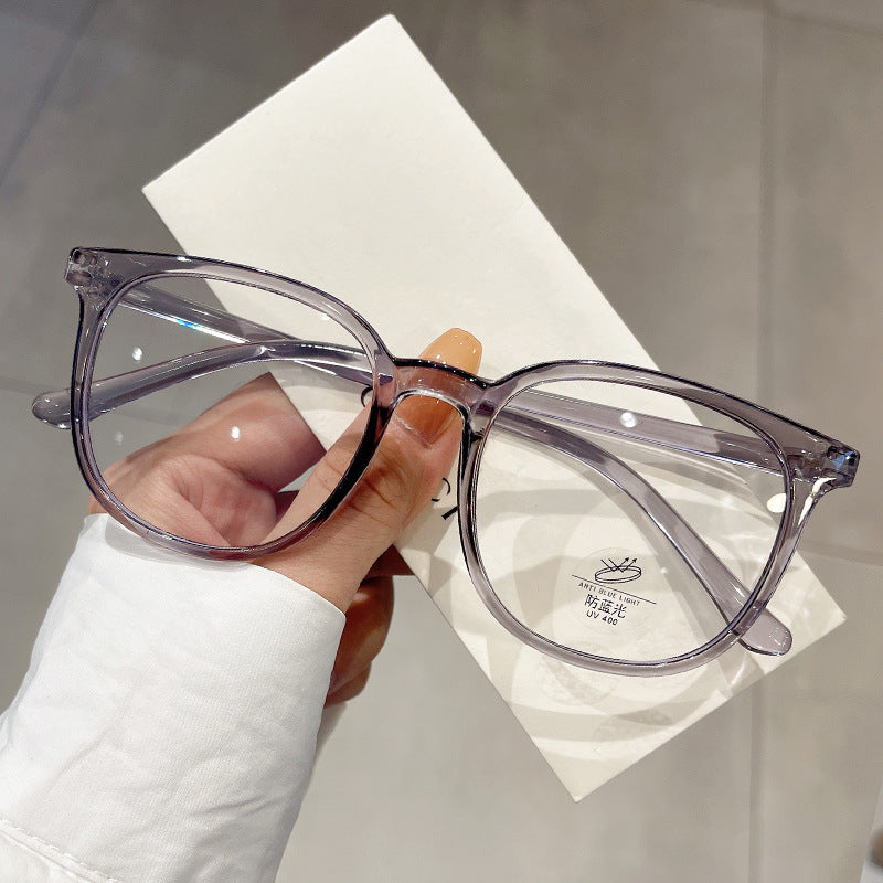 Korean Style Plain Transparent Frame Glasses