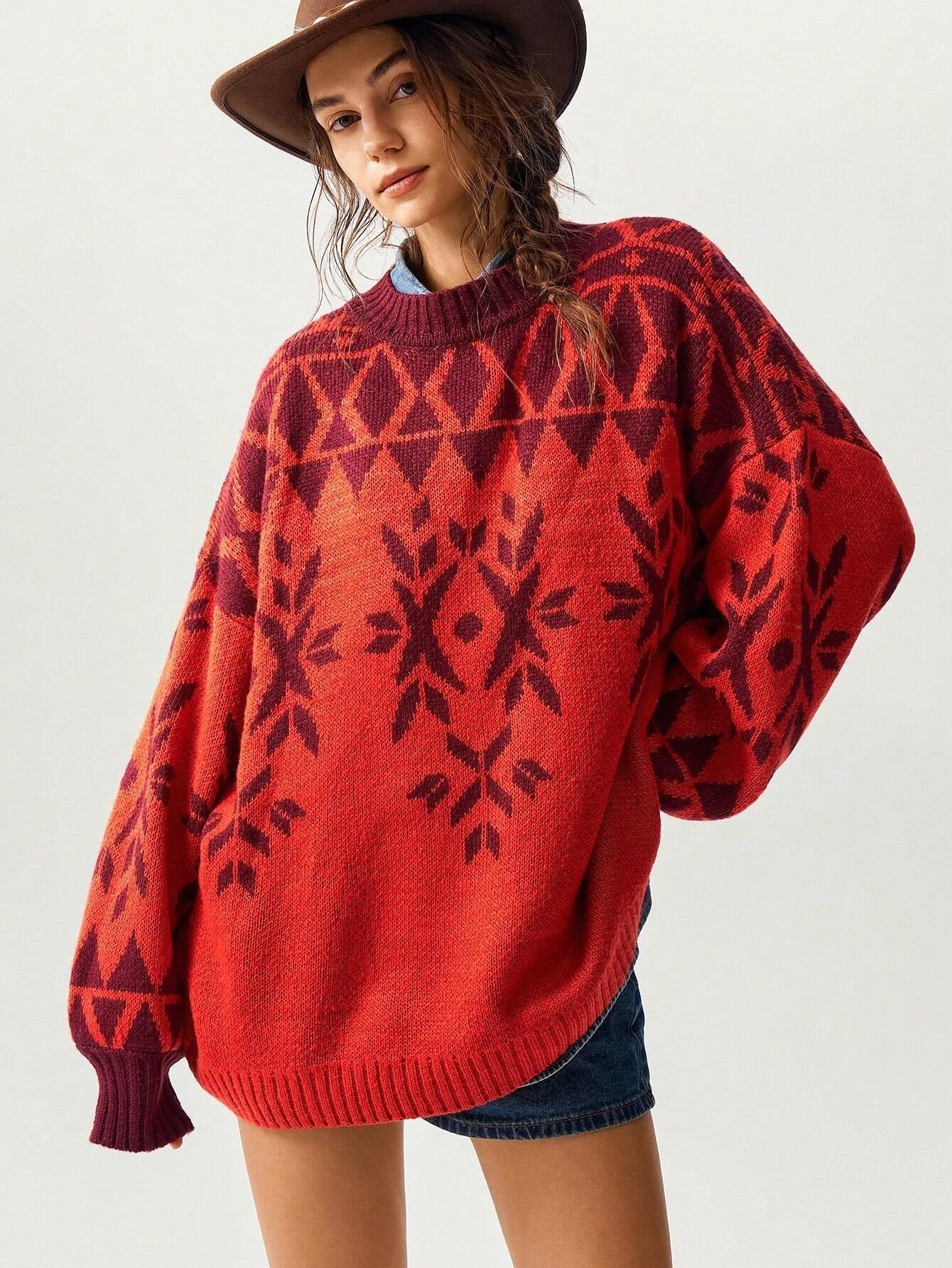 Women's Winter Long Sleeved Sweater