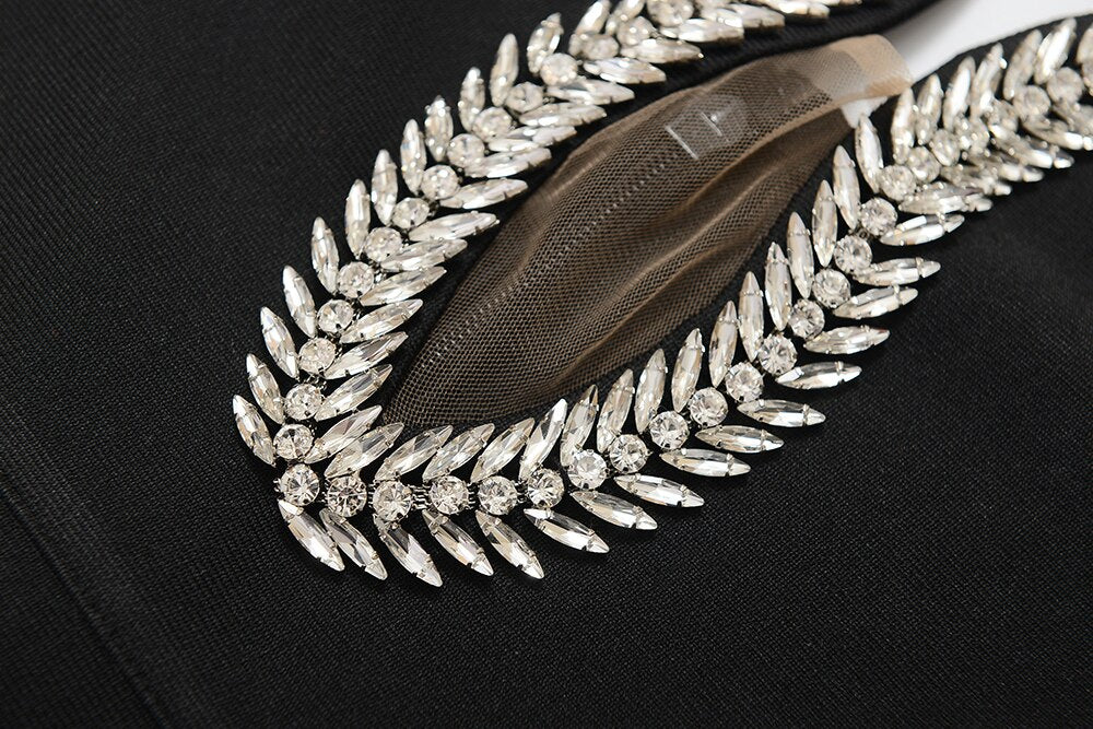 V-Neck Tube Bandage Dress