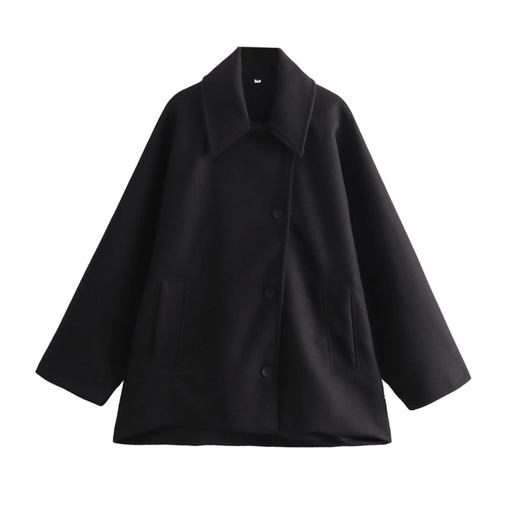 Everyday Luxe Khaki Lapel Jacket