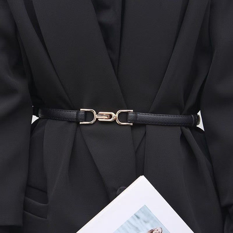 Simple Style Waist Belt