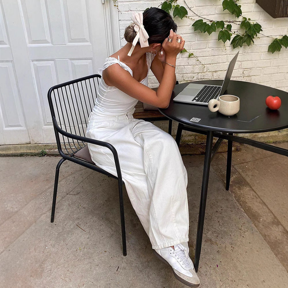 Vintage Jeans Wide Leg Casual Long Pants