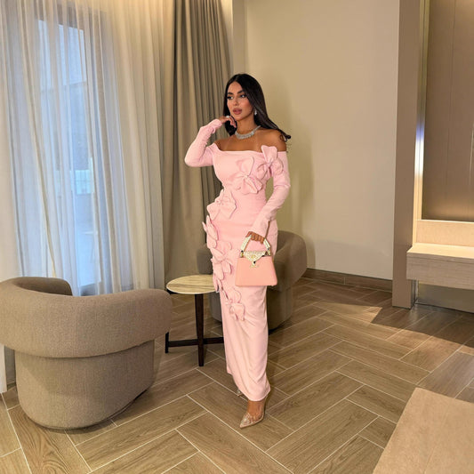 Elegant Floral Party Dress