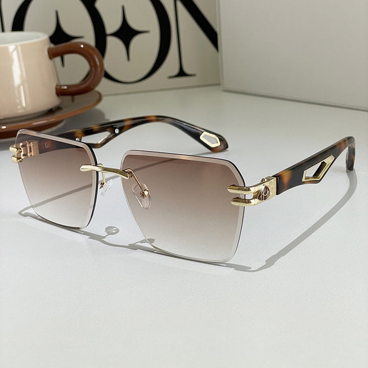 Street Shooting Ins Trendy Trimming Sunglasses