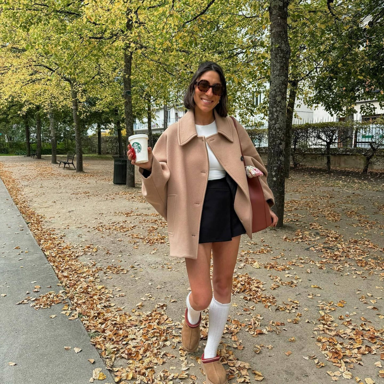 Everyday Luxe Khaki Lapel Jacket