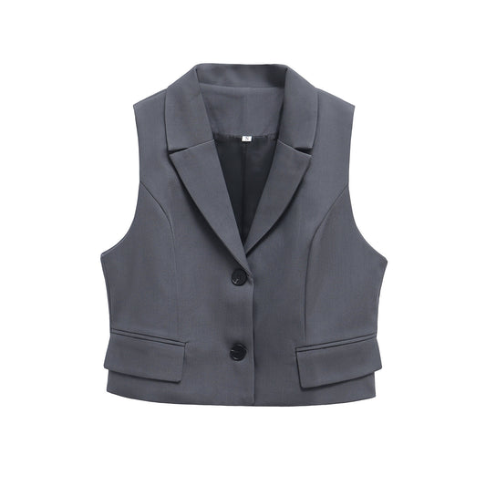 Flip style casual sleeveless vest vest vest vest top