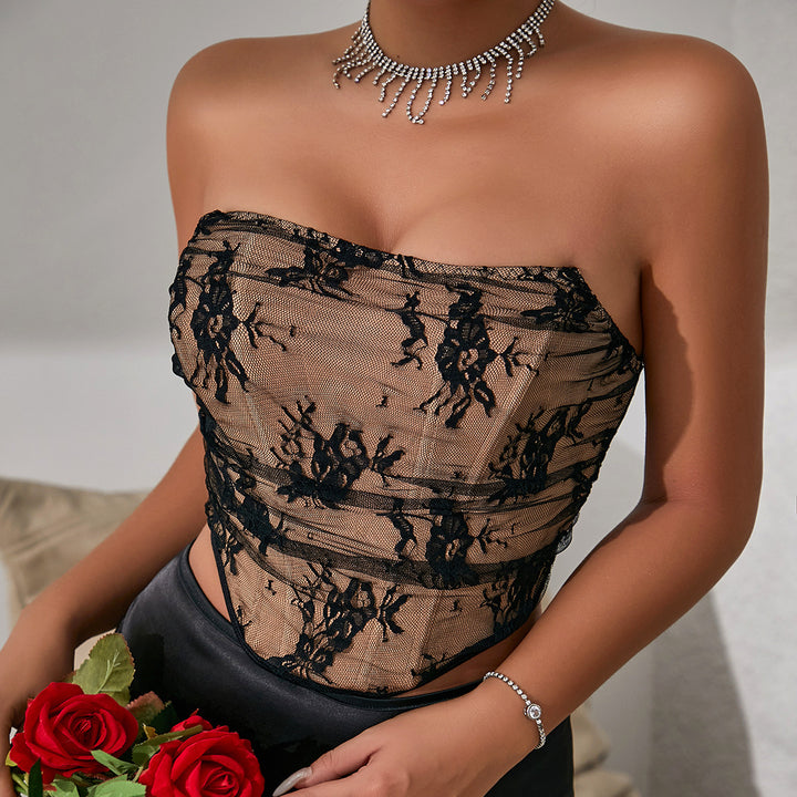 Lace Party Tube Top