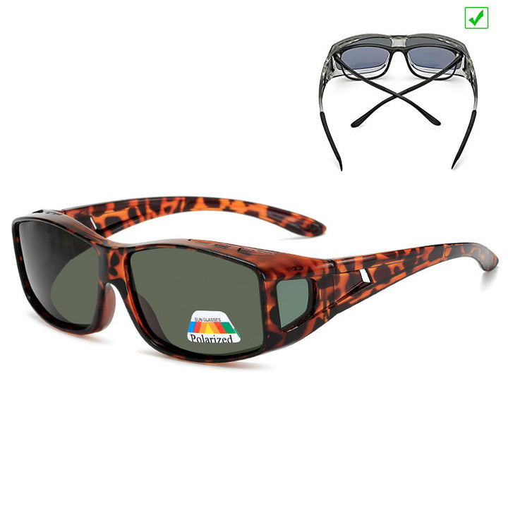 New Fashion Outdoor Myopia Set Of Glasses Night Vision Yellow Film