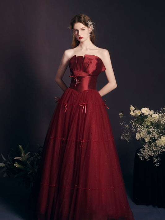 Luxury Red Evening Dress