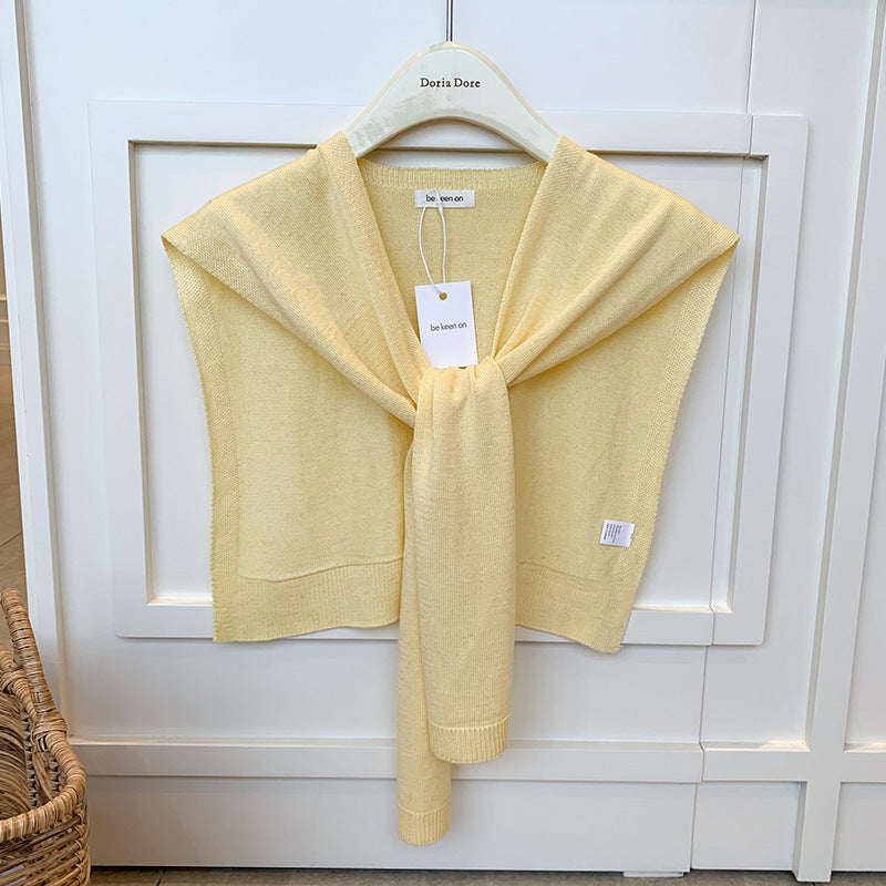 All-match Scarf Outer Wool Detachable Collar Shoulder