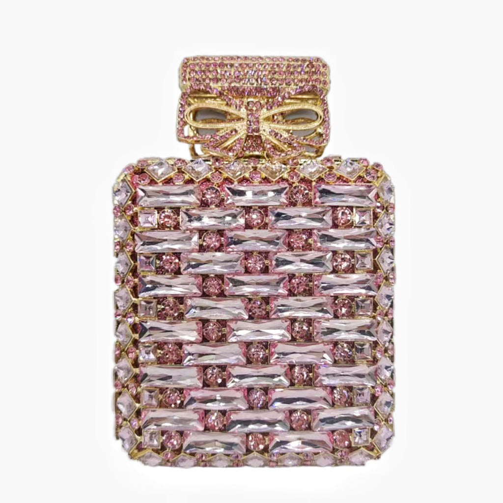 Chic Crystal Perfume Clutch
