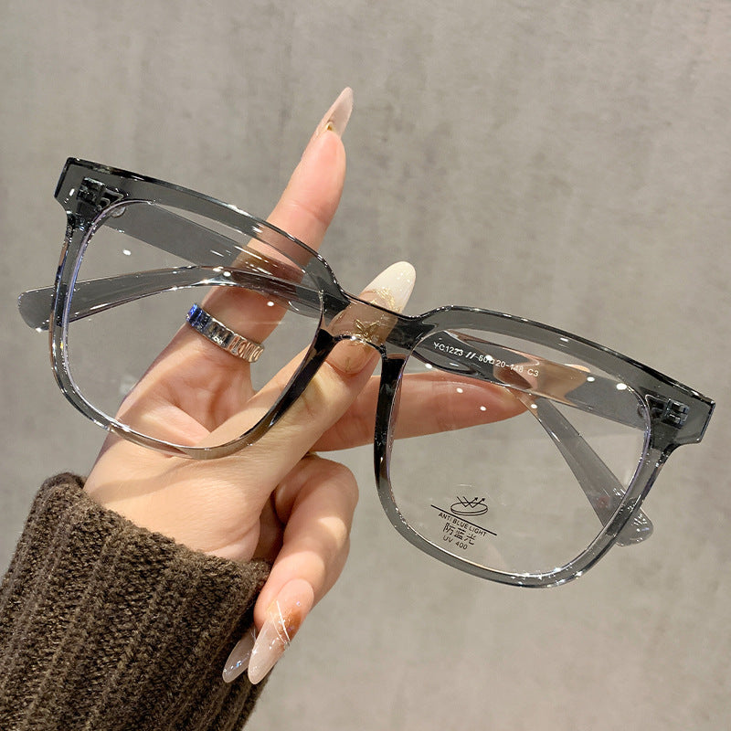 Korean Style Trendy Polygonal Glasses Frame Anti-blue Light