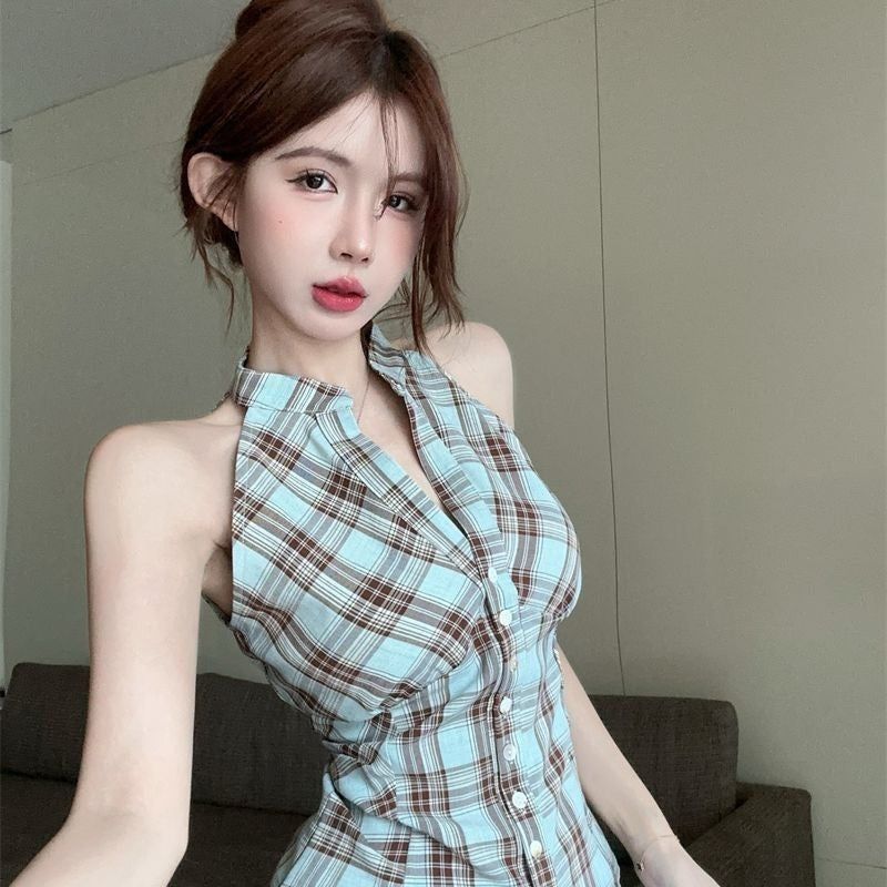 Sweet V-neck Tube Top Beautiful Shirt